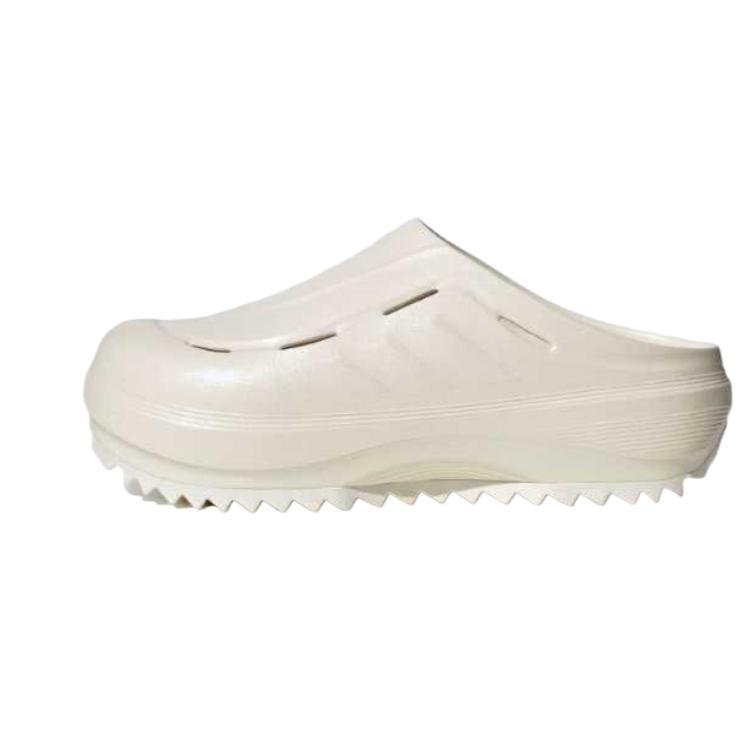 Adidas Ozwave Clog Soft Fashion Versatile Anti-Slip Closed-Toe Slippers Unisex Footwear Pearl JR2098