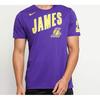 Nike Los Angeles Lakers LeBron James Sports T-Shirt Men Tops Purple AH0078-551
