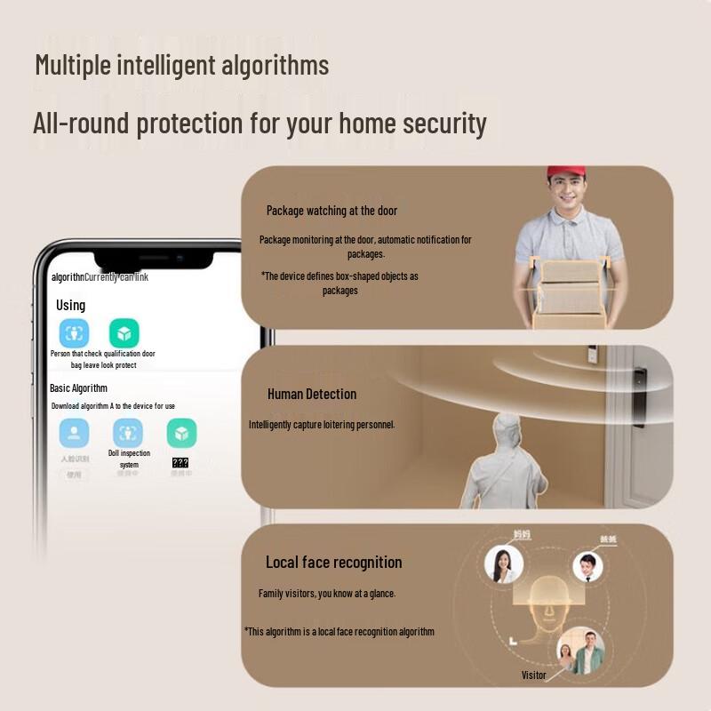 EZVIZ EP3X Dvoukamenný video zvonek (CN verze)