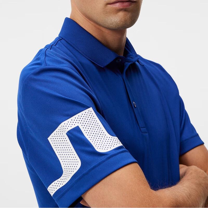 J.LINDEBERG Men's Quick-Dry Golf Polo Shirt