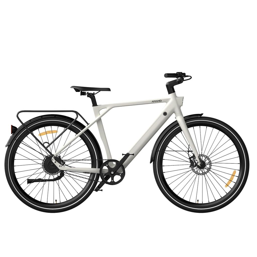 AMANO S900 Electric Bike for Adults 250W 360Wh with Torque Sensor and Carbon Belt Drive.
