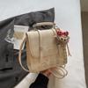 Schoolbag simple foreign style plaid backpack 1011 new fashion trend niche design backpack casual commuter bag