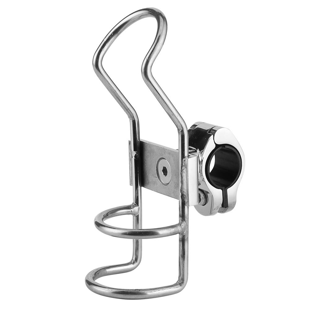 Fishing Rod Rack Stainless Steel Rail Mount Pole Bracket Support Clamp Boat Accessories26mm 1.0in