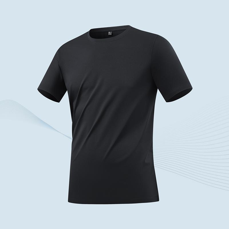 Summer Short Sleeved Men's Sports Short Sleeved Casual T-shirt Men's Casual Sports Quick Drying Short Sleeved T-shirt