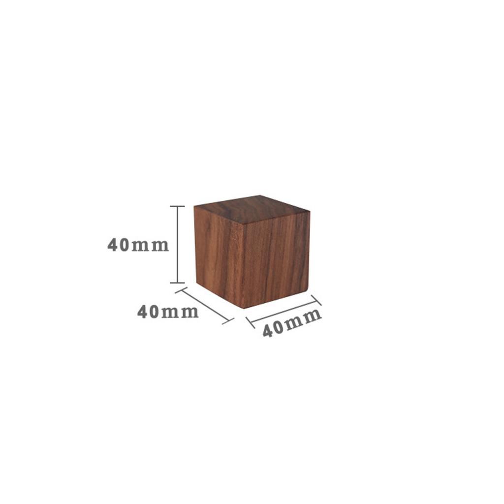Vintage Walnut Wood Jewelry Displays Holder Rack Dark Brown High-end Display Stand Storage Photo Props Rings Earring Necklace