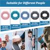 Silicone Adjustable 20-90Lb Hand Grip Arm Strength Exercise Ring Gym Finger Forearm Trainer Carpal Expander