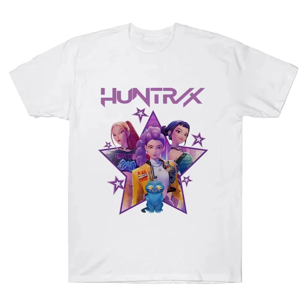 KPop Lovci démonů Trička Rumi Pánská Dámská O-výstřih Krátký rukáv Topy Tričko Dárkové oblečení pro fanoušky Módní Bavlna Pohodlné Tričko