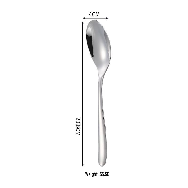 European Style Stainless Steel Dinner Spoons