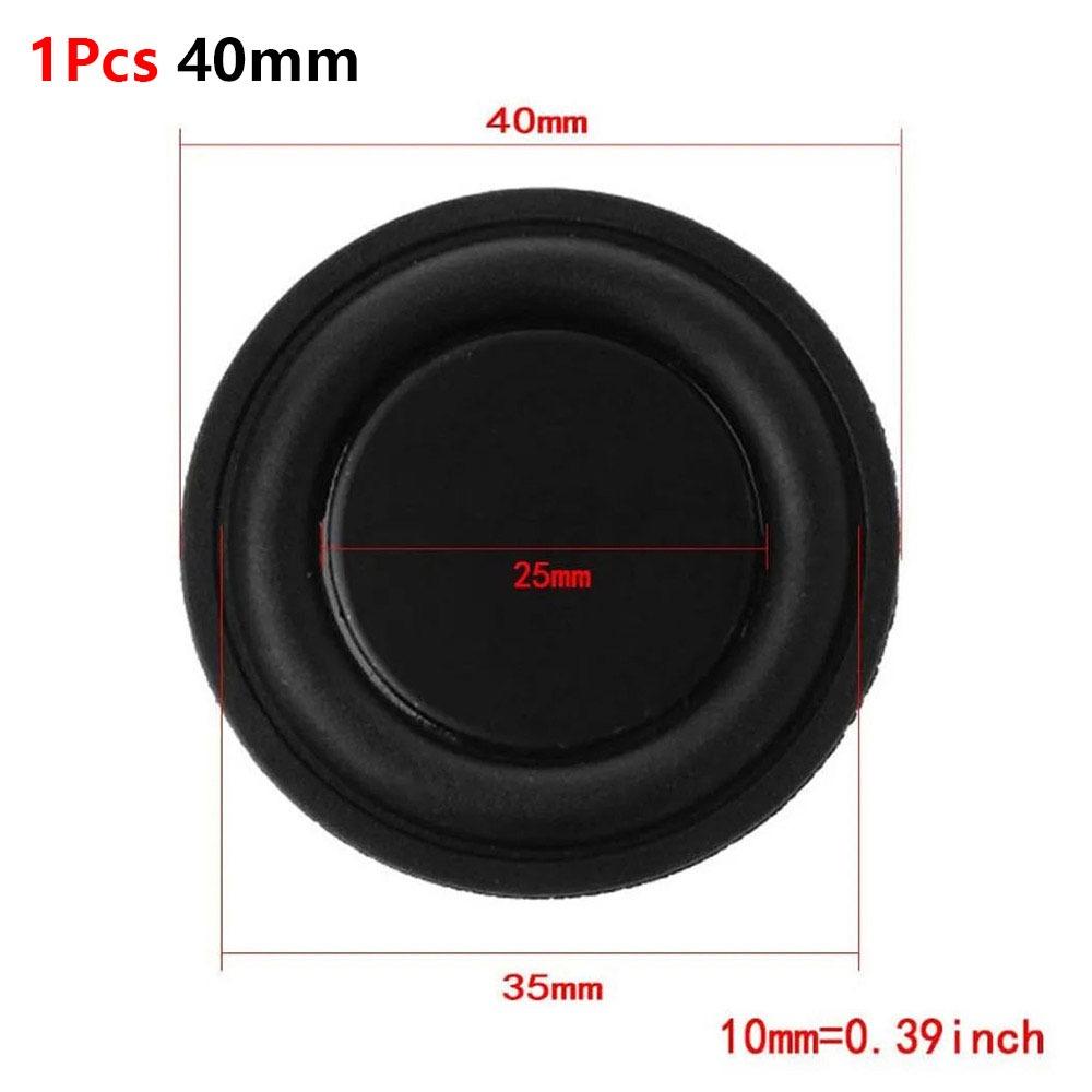 1/2Pcs Rubber Bass Radiator Subwoofer Passive Radiator New Bass Woofers