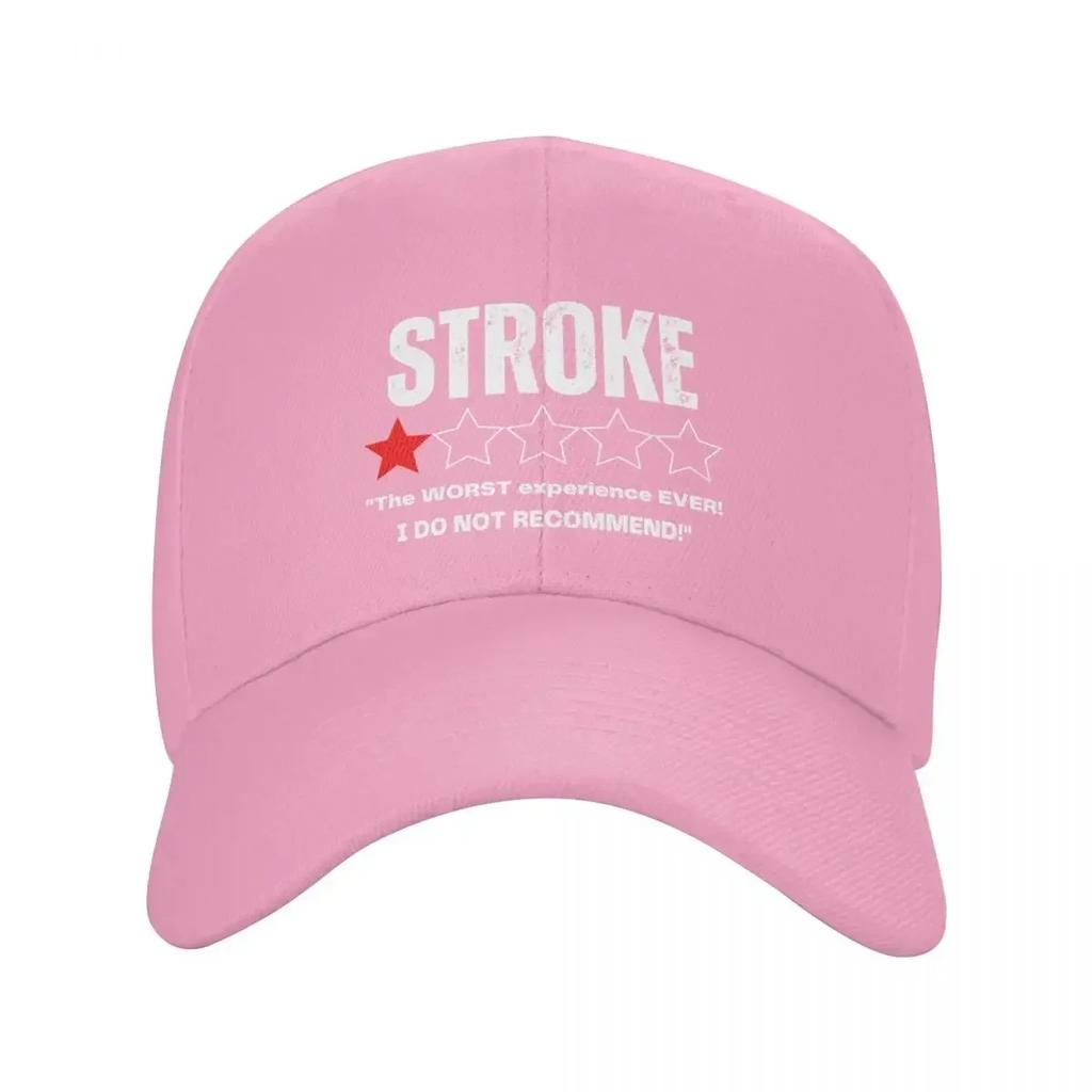 A Funny Review Of Having A Stroke - Stroke  Funny Baseball Cap Military Tactical Cap Bobble Hat Woman Hats Men's