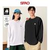 SPAO Unisex Schweres Stickerei Bär Langarm T-Shirt