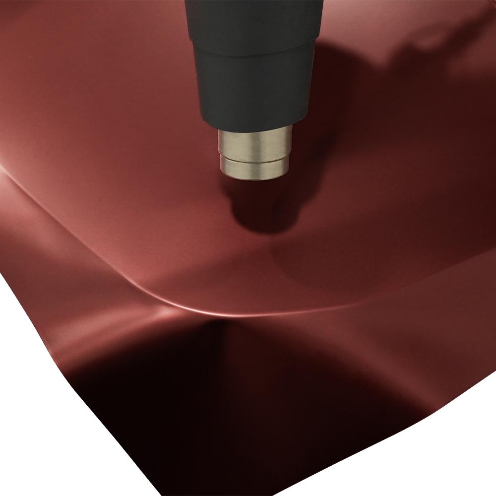 Car Sticker Color Change Vinyl Film Metal Metallic Russet Red PET Bubble Free Wrapping Auto Self Adhesive Decals Car Accessories
