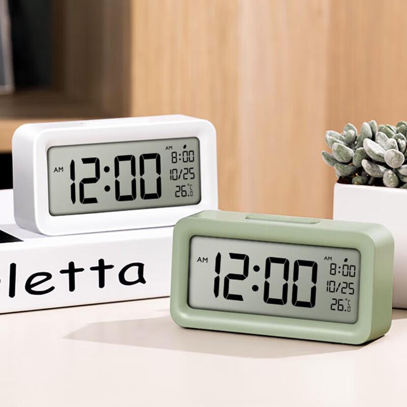 Deli Digital Alarm Clock with Thermometer