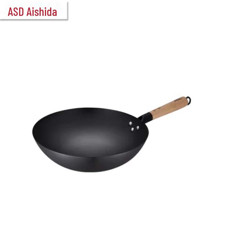 ASD 32cm Non-Stick Iron Stir-fry Wok