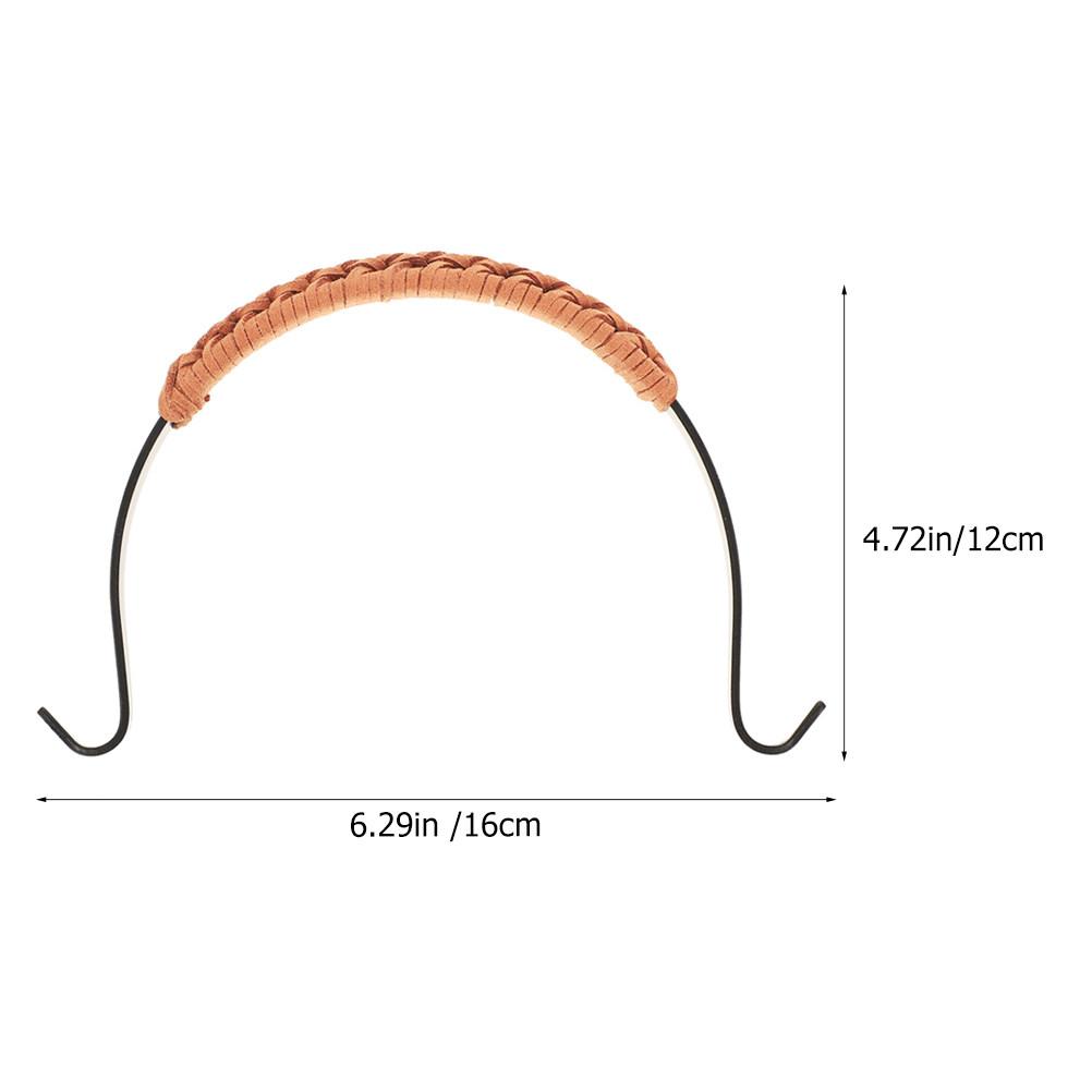 Sturdy Teapot Handle High Grade Iron Suede Wear Resistant Easy Clean Kettle Handle Retro Style Daily Use Teapot