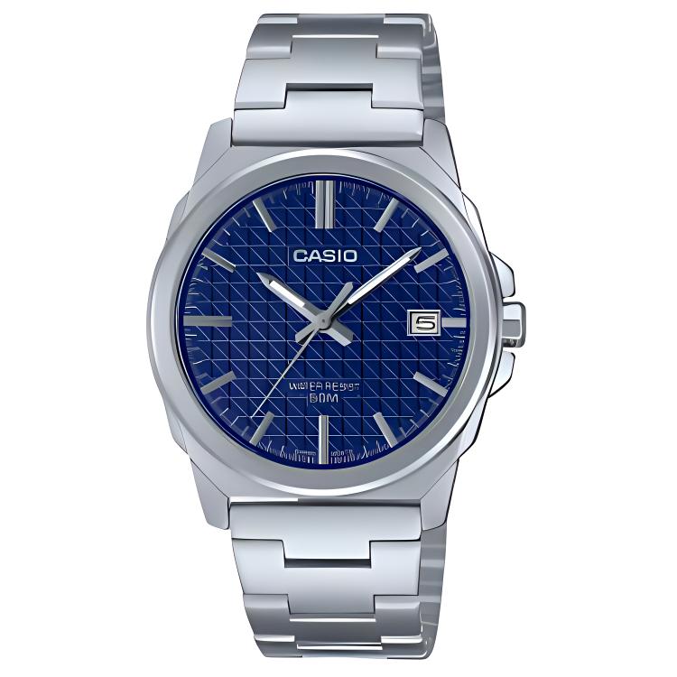 

CASIO Quartz Movement Stainless Steel Strap Watch Men s Watches Blue Dial MTP-E720D-2AV Blue Dial