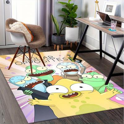 1pc Solar Opposites, Cartoon Network, Sci Fi Comedy Office Carpet Soft Polyester Entrance Carpet Was