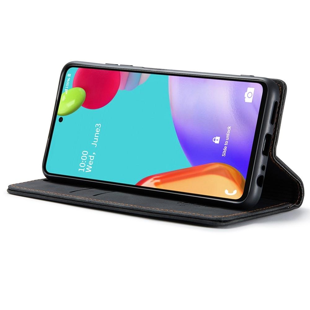Wallet Case for Galaxy A52 5G / A52 4G / A52s 5G - Leather/PU, Black