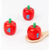 Baby Montessori Digital Apple Tree Education Wooden Toys Children Learn Digital Clip Beads Skills Training Early Education Game