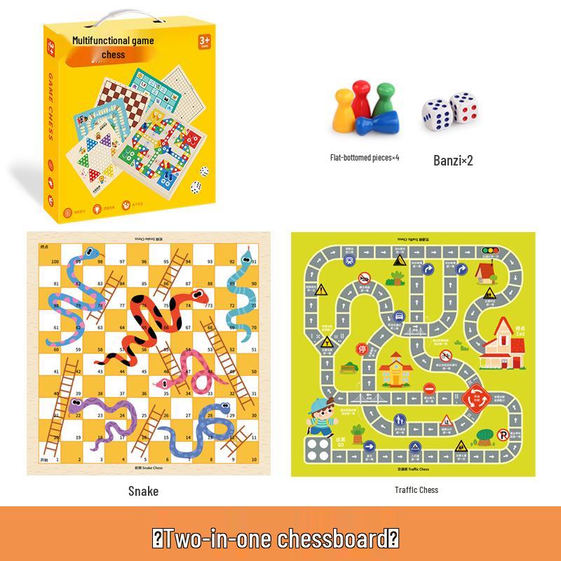 

Дерев яні 2-в-1 Міжнародні шахи та шашки: Інтерактивна освітня настільна гра для батьків і дітей 30*30*3.2cm