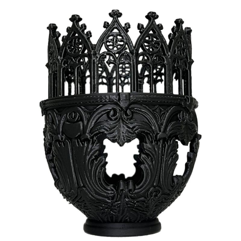 Cross-Border Gothic Dark Style Hollow Church Arch Shaped Niche For Dark Retro-Style Home Wall Storage & Decoration Scenario