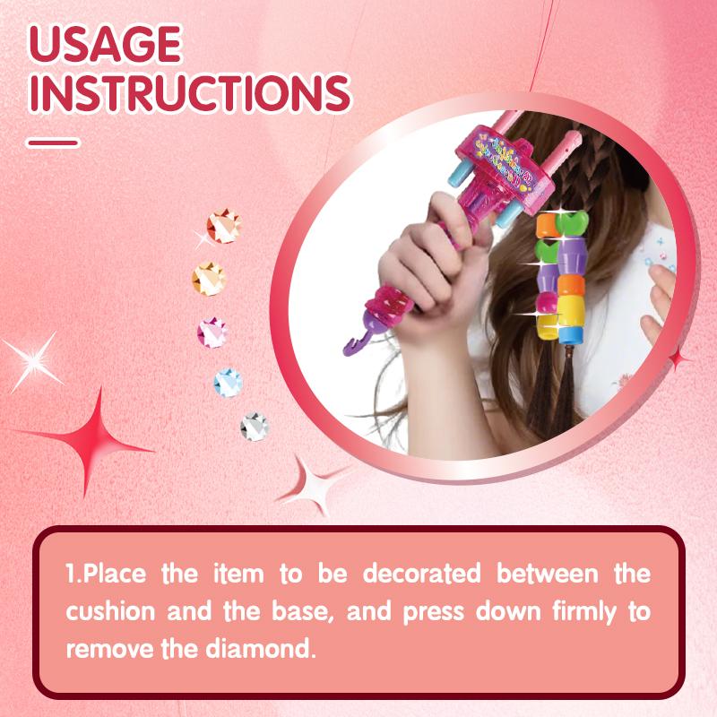 DIY Hair Braid Kits Tool Girls Hair Twist Machine Beads Decoration Beauty Play Toys Kid Headwear Hair Accessories Styling Gift