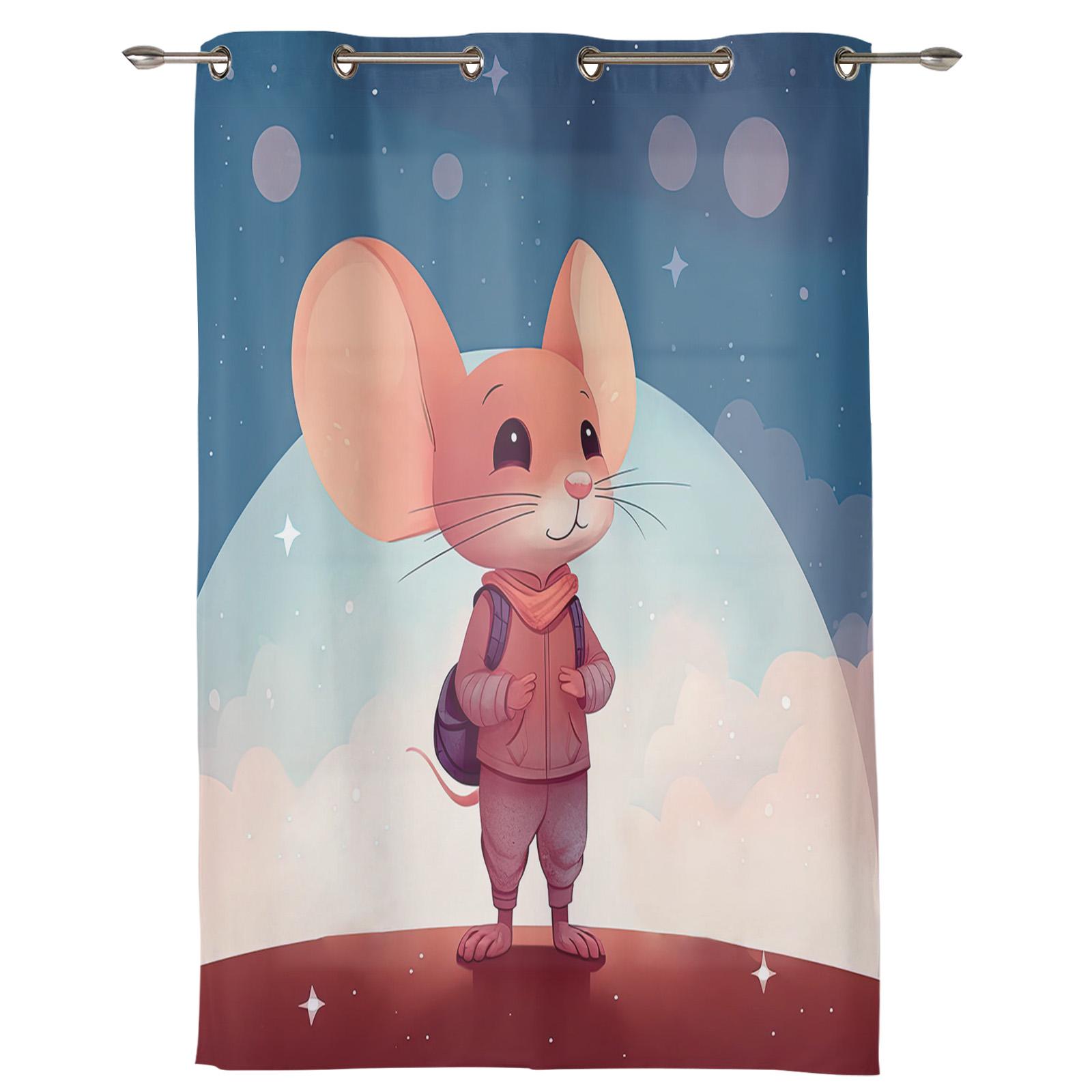 

Африканский Самка Слон Жираф Спальня Кухня Шторы Предметы Декора Гостиной Оконные Шторы для Гостиной 135W x 60H(cm)