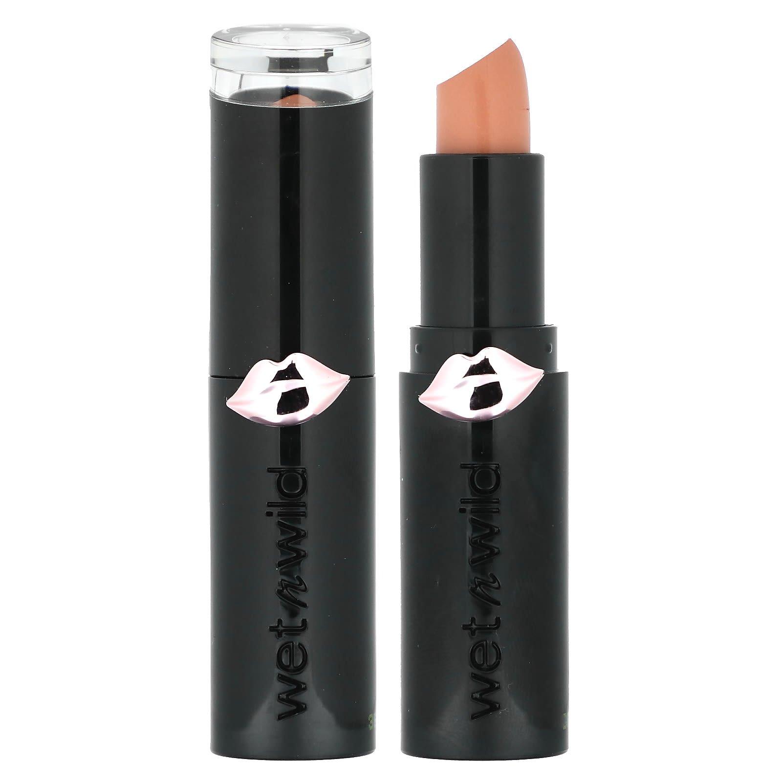 wet n wild, MegaLast, матовая помада, never nude, 3,3 г (0,11 унции)