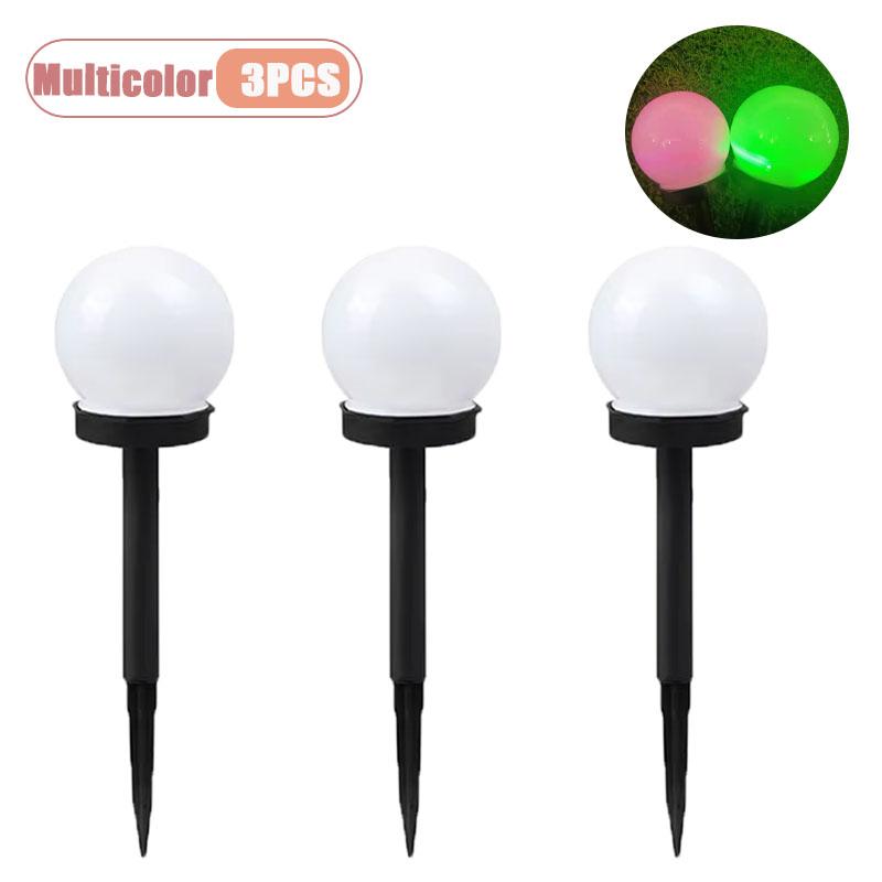 Solar LED Globe Garden Lights for Pathway Patio Deck Lawn and Terrace Outdoor Landscape Lighting Weatherproof IP65 Rated