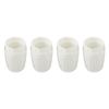 4PCS Floor Heating Manifold Hand Wheel Switch Accessories White Handle Radiator Valve Cap Replacement M30*1.5