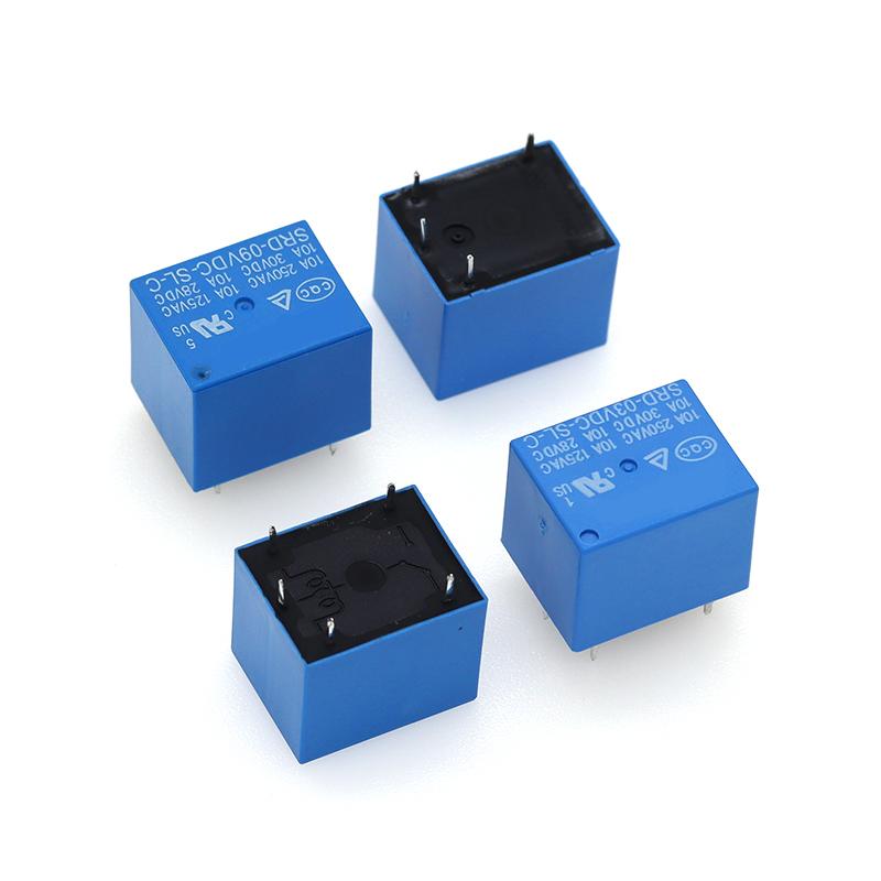 5/20/50PCS Relay SRD-5VDC-SL-C SRD-12VDC-SL SRD-3VDC SRD-9V relays 4/5PINS 12V DC High Quality Relays 5