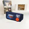 Large Capacity Basketball Pencil Case Storage Cartoon Basketball Stationery Box  Students Office