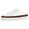 Louis Vuitton Stellar Mules 'White Brown' Women's 1A8NEB