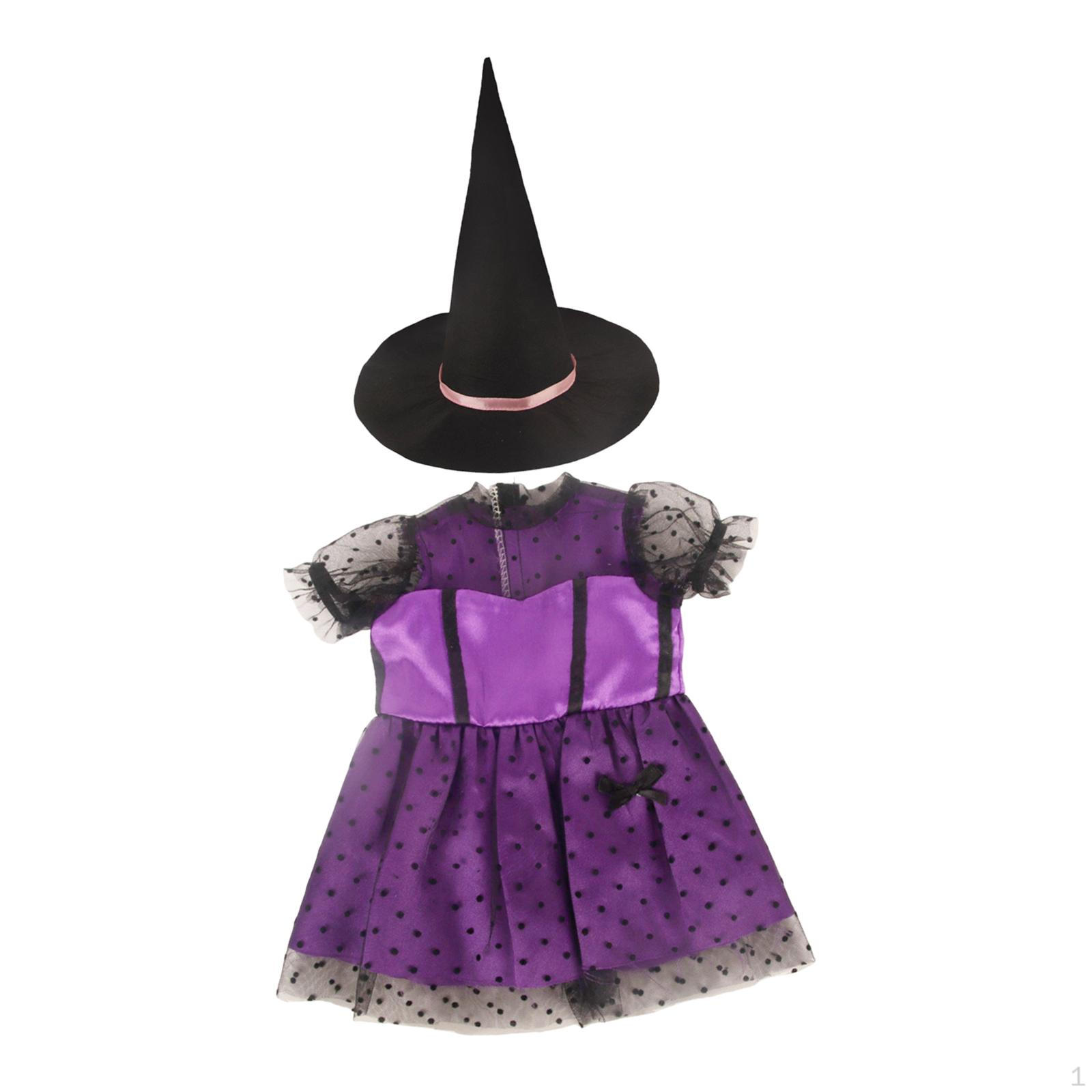 

18 inch Doll Clothes Halloween Costumes, DIY Accessory Outfit Party Dress for Festival, Style B