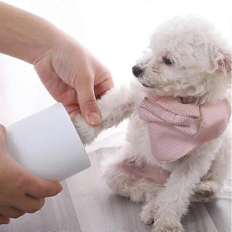 Automatic Pet Foot Wash Cup Soft Silicone Foot Wash Cup Cat Foot Cleaning Bucket Dog Paw Cleaning Cup Manual Quick Feet Wash