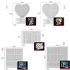 Love Heart Craft Handmade DIY Home Decoration Photo Frame Mold Silicone Mould Resin Epoxy Mold