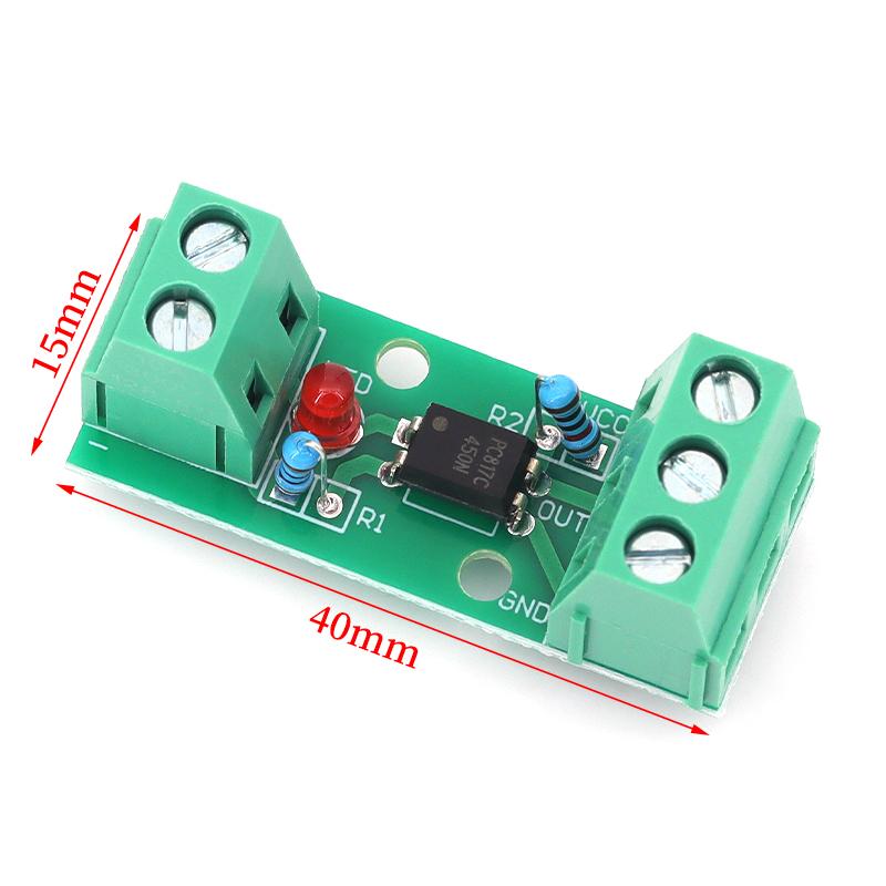 3V~24V Single Channel Optocoupler Isolator PC817 EL817 PLC Motor Drive Track Module