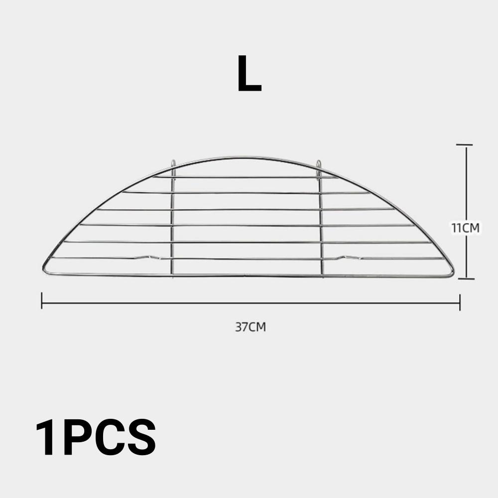 Grătar de exterior, plasă pentru grătar, suport pentru aburi, oțel inoxidabil, camping, grătar, tigaie pentru prăjit, grătar pentru carne, scurgere, anti-ardere
