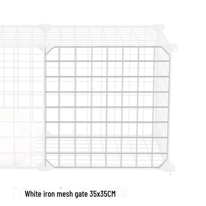 DIY Pet Cage Assembly: Versatile Wire Mesh Fence for Cats, Dogs, Rabbits, and More