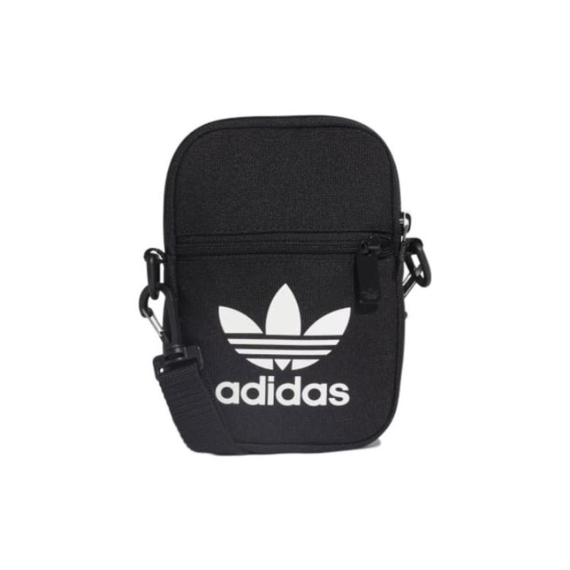 Adidas Originals Polyester Cell Phone Pouch Shoulder Bag Crossbody Bag Mini Unisex Black Adidas EI7411