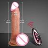 Remote Telescopic Vibrator Dildo  Women Realistic Penis Heating Swing Vagina Anal Massager Naughty Adult Sex Toys Sex Shop 18