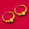 Gold Color Lucky Beads Earrings For Wome Wedding Birthday Ear Charms Fine Jewelry Gifts