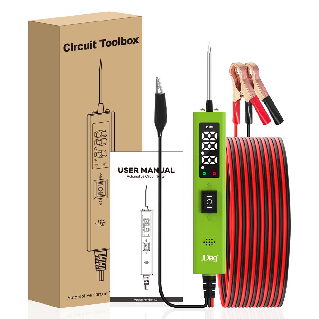 CP10 Automotive Circuit Tester 0-80V Automotive Power Circuit Probe Multifunctional Electrical System Diagnostic Tool