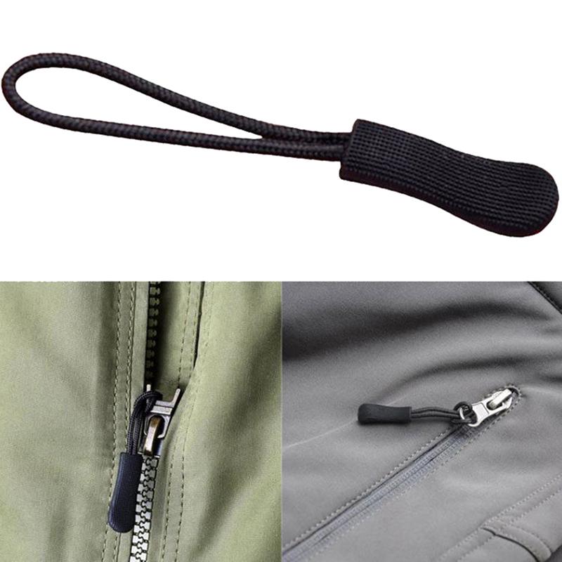 20Pcs Zipper Pulls Replacement Backpack Clothes Zip Cord Puller Slider Outdoor