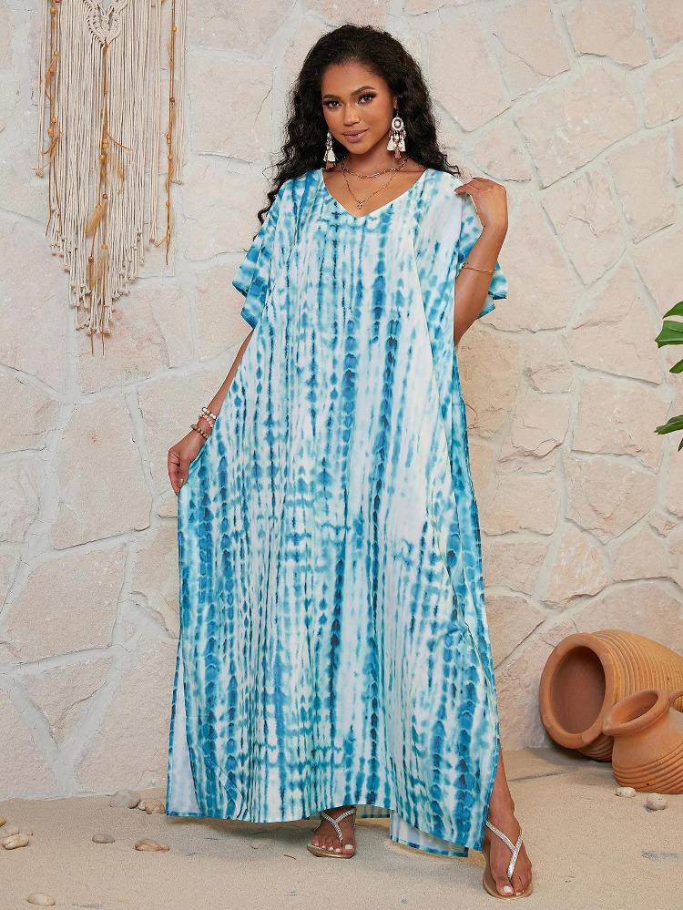 Quick Dry Large Size Beach Cover Up Loose European American Style Robe