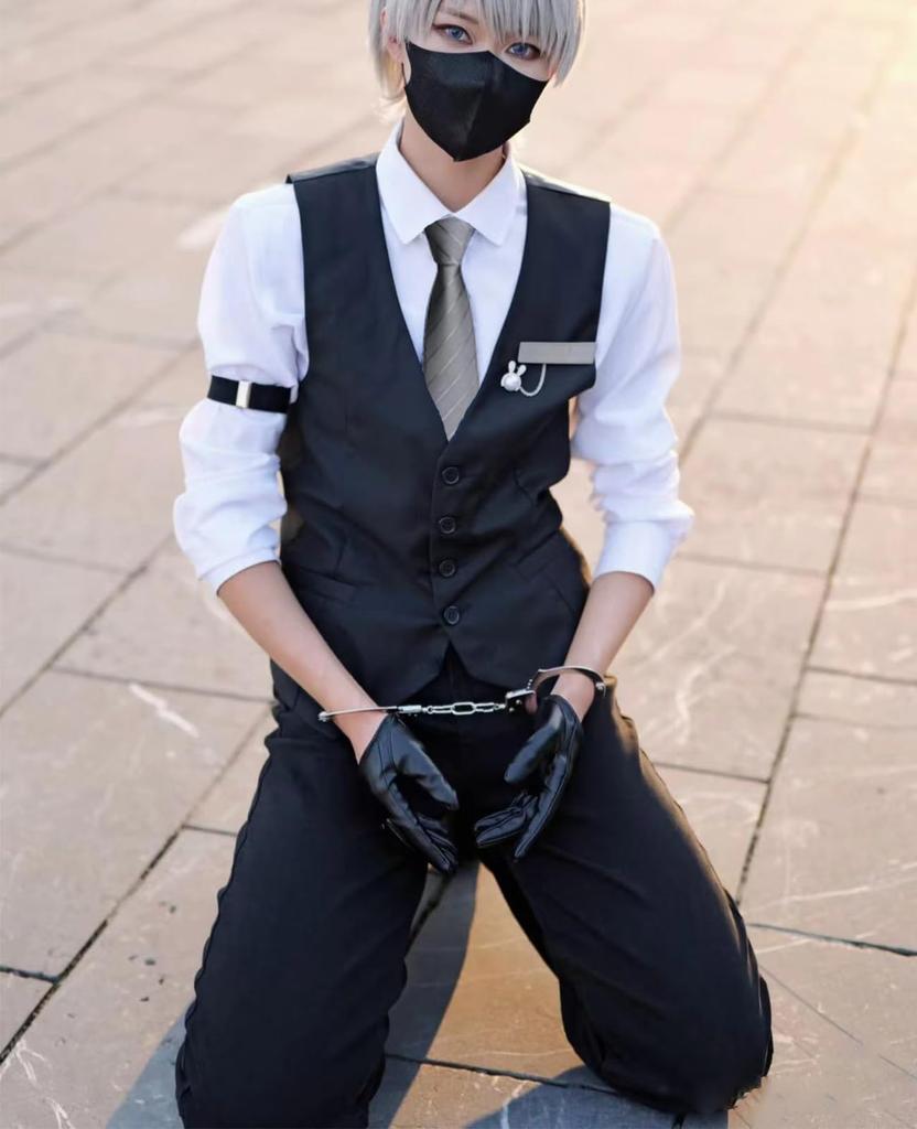KALAOK Butler Cosplay Kostüm Butler für Aufführung Theaterbühne Größe S Set, Uniform, Outfit, Veranstaltungen, Partys, Erwachsene, Outfit, Outfit, Kostüm,