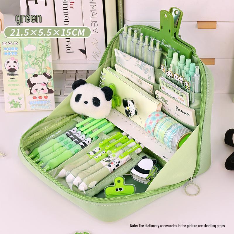 2024 High-End Large Capacity Stain-Resistant Pencil Case - Aesthetic Stationery Box for Primary School Girls