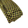 2026 Men's Houndstooth Gold Tie - Perfect for Weddings and Business