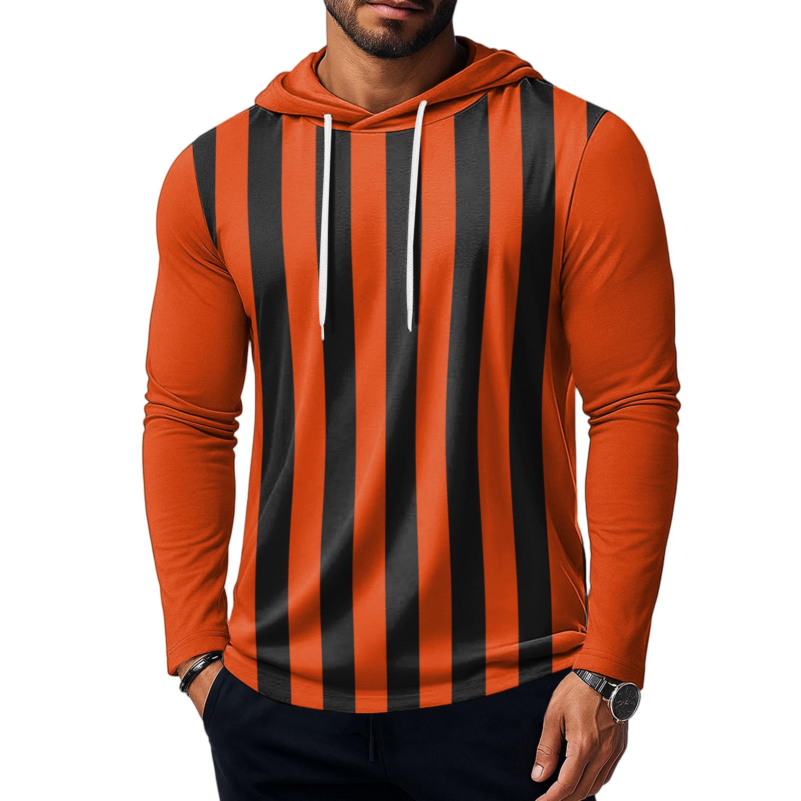 

Мужская толстовка, свободная однотонная уличная теплая дышащая футболка, топ M шафрановый