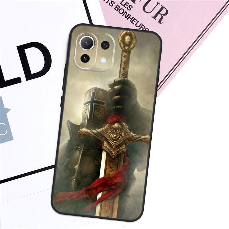 Knights Templar Case For Xiaomi 17 Pro Max 14 15 Ultra 13T 14T 15T Pro POCO F8 F7 F5 F6 X5 X6 X7 Pro Cover